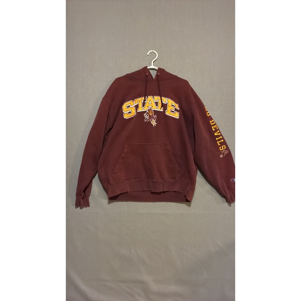 Vintage Champion Arizona State Sun Devils Maroon Hoodie XL